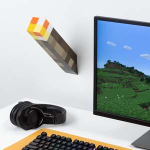 Minecraft Torch <b>Light</b> Eco-Friendly LED <b>Table</b> Wall Lamp European Design Remote Control for Bedrooms Studies <b>Battery</b> AC Options - Product Image 5