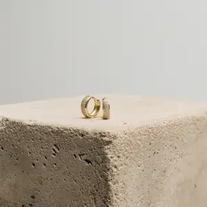 Женские серебряные серьги-кольца