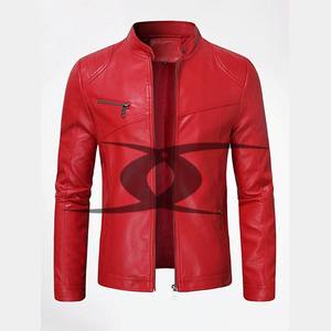 Chaqueta de cuero de moda para hombre de último diseño, nuevo estilo, producto de cuero genuino, chaqueta de cuero de moda para hombre de talla grande - Product Image 1