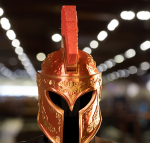 Juego de gladiador casco espartano soldado batalla traje Medieval Cosplay griego Sparta antiguo romano Corintio acero - Product Image 2