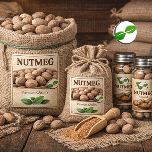 ลูกจันทน์เทศ ABCD ของอินโดนีเซีย ผลิต/จำหน่ายลูกจันทน์เทศแห้ง ราคาดีที่สุด/มีเปลือกและไม่มีเปลือก - Product Image 1