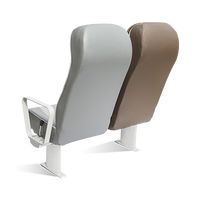 Siège de capitaine marin en aluminium haut de gamme Ari Suspension avec plateau repas optionnel, chaise de bateau, capacité 30 personnes, longueur 450 mm, pour navires-citernes