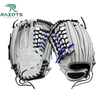 Gants de baseball pour receveur 2025 en cuir Kip personnalisables avec logo, durables, 33 pouces, à doigts entiers, isolés, pour droitier, imperméables et légers
