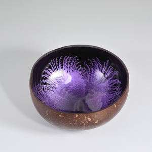 Handmade Handicraft <b>Lacquerware</b> Coconut Bowls Folk Art Eco-Friendly Durable Home Decor Holiday Gift VietnamCrafts TL2002 - Product Image 5