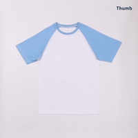 Sérigraphie personnalisée ou impression numérique DTG DTF T-shirts de baseball raglan pastel de haute qualité T-shirt Y2K et femmes en gros