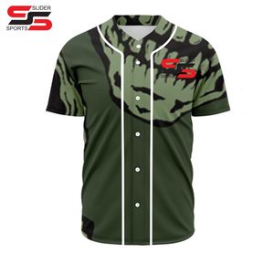 Jersey de béisbol sublimado personalizado para hombre al por mayor, uniforme de béisbol con logotipo, nombre, número, jugador - Product Image 1