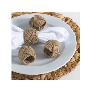 Servilleteros decorativos de ratán de Color personalizado, anillo de ratán tejido, duradero, básico - Product Image 2