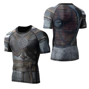 Camiseta de Compresión para Artes Marciales de Alta Demanda, Flexible, de Secado Rápido, Ropa Deportiva de Alto Rendimiento - Product Image 3