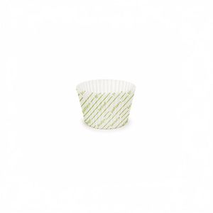 Vasos de Papel Desechables de Doble Pared para Café Caliente, Logotipo Personalizado, Papel Dorado de 24x16 mm, Blanco - Product Image 1