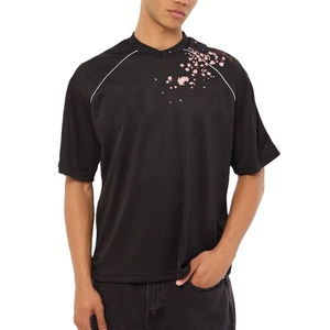 เสื้อยืดสกรีนลายขายดีจากโรงงาน แขนเสื้อแบบเรกแลน เสื้อยืดเปล่า แขนสั้น แฟชั่นทันสมัย เนื้อผ้าตาข่าย - Product Image 1