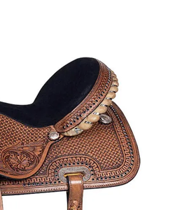 Selle de cheval Western de course de baril personnalisée fabriquée à la main Performance d'excellence Produits de course de chevaux Western Barrel de - Product Image 3