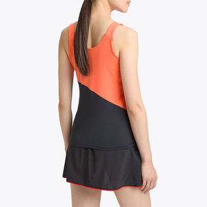 Uniformes de tenis profesionales para mujer, ropa deportiva de alta calidad, falda de cintura alta con bolsillo transpirable, cuello en V, sin mangas, 7 colores, nuevo - Product Image 2