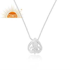 Collar con colgante de plata de ley 925 más vendido, joyería personalizada para mujer, regalo para su colección clásica - Product Image 2