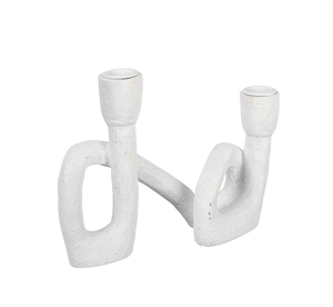 Portavelas de metal minimalista moderno para un diseño elegante del hogar portavelas de metal para un estilo moderno y contemporáneo - Product Image 1