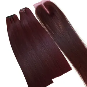 HD Lace Closure with Machine Weft Human Hair Wigs Women Wholesale Vietnamese Virgin Hair Lace Front Wig