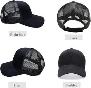 หมวกเบสบอลผ้าฝ้าย100% คลาสสิกปรับได้หมวกกันแดดลายนูนลายเสือดาวผ้าก้างปลากันน้ำสปอร์ตด๊อบบี้ - Product Image 5