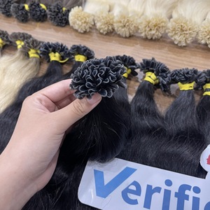 PRODUITS DE VENTE CHAUDE 2024 U Tips Extensions de cheveux 100% humains vierges Ombre et noirs Cheveux permanents en gros - Product Image 6