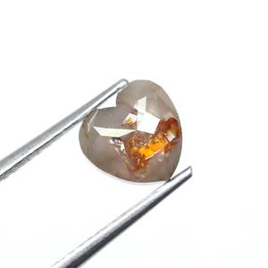 1,40 Ct 7,0 MM Natural rústico rojizo corazón Rosa corte Diamante Suelto para anillo de compromiso de ensueño - Product Image 4