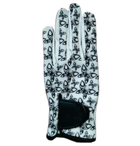 Diseño Natural Sublimado Licra Nuevo estilo especial Estilo clásico Cabretta Nuevos guantes de golf de cuero al por mayor de alta calidad personalizados - Product Image 5