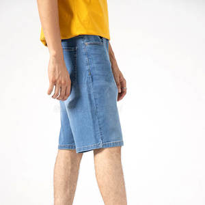 Lightweight Wholesale <b>Jeans</b> Shorts Comfortable <b>Elastic</b> <b>Waist</b> Men Thai Shorts For Online Sale - Product Image 5