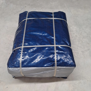 Bâche PE super solide de marque personnalisée 3m x 4m, style uni imperméable avec GSM personnalisé - Product Image 1