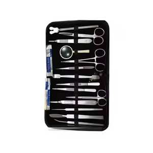 Kit de instrumentos de disección quirúrgica manual de 20 piezas, juego de disección para estudiantes de acero inoxidable, base de herramientas quirúrgicas - Product Image 2