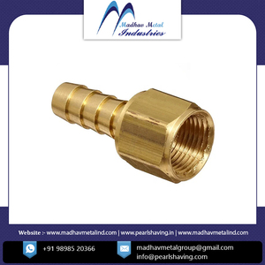 Conector macho de pezón de manguera automotriz de latón de tamaño personalizado Accesorios de manguera PEX forjados con servicio OEM y garantía de 3 años de la India - Product Image 4