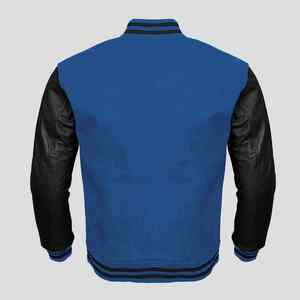 Veste de baseball universitaire Streetwear personnalisée pour hommes Bombardier en laine College Letterman Vêtements d'extérieur Logo sur le devant Toile Style enduit de tissu - Product Image 2