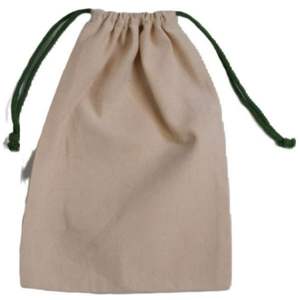 Lujo personalizado impreso 100% algodón orgánico bolsa con cordón ecológico reutilizable tamaño pequeño nueva tendencia bolsa de embalaje promocional - Product Image 1