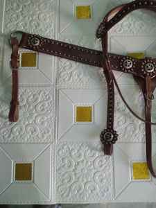 Juego de cabeza y coraza de cuero Premium Duradero y elegante - Product Image 3