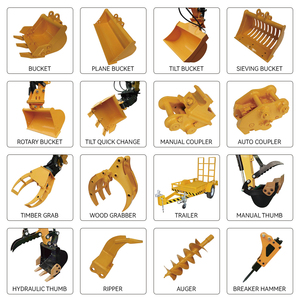 מקצועי 2.5 טון קומפקט מיני מחפר כבד epa מנוע epa סוג ציוד בנייה מוסמך - Product Image 5