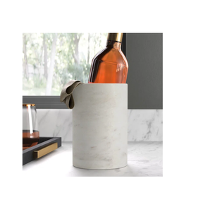 Base de incrustación de enfriador de vino de mármol blanco para tamaño personalizado con producto de venta muestra gratis con artesanía natural - Product Image 4