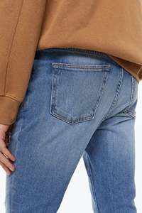 Pantalones Vaqueros de Mezclilla para Hombre, Diseño Personalizado, Corte Ajustado, Nueva Moda, Pantalones Vaqueros Elásticos de Alta Calidad para Hombre, OEM - Product Image 6