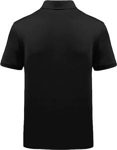 100% Polos à manches courtes en polyester Polo brodé avec impression par sublimation de logo personnalisé T-shirts polo en coton de coupe classique - Product Image 3