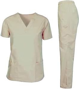 Uniformes de mezclilla de alta calidad a la moda mezclas de algodón uniformes médicos unisex - Product Image 2
