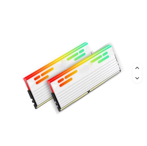 Module de mémoire de bureau gaming DDR5 6000 KB 48 Go (24 Go x 2) ECC Star Blade avec bande lumineuse RGB blanche C28 – Vente en gros directe usine chinoise - Product Image 1