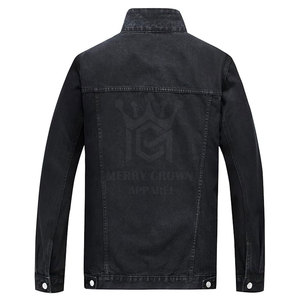 Nouvelle arrivée d'usine veste en jean pour hommes à manches longues veste d'hiver pour hommes personnalisée en gros - Product Image 2