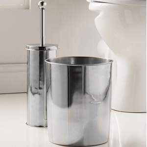 Porte-brosse de toilette en métal de qualité supérieure pour une salle de bain luxueuse avec une construction durable et un design minimaliste élégant - Product Image 2