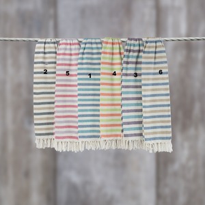2024 Indian Manufacturer Eco-Friendly 100% Cotton Quick-Dry Fouta <b>Towel</b> Soft <b>Turkish</b> Style Striped Pattern Beach <b>Towel</b> - Product Image 5