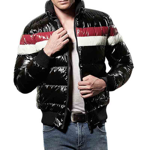 Windproof <b>Waterproof</b> Reversible Lightweight Puffer <b>Jacket</b> Casual <b>Padded</b> Bubble Hooded High Street Men's Winter - Product Image 1