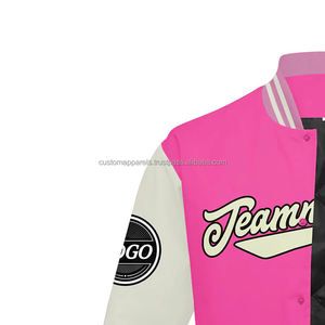 Veste universitaire en laine légère personnalisée manches en cuir support respirant coupe-vent doux au toucher MCACVJ-55 broderie décoration pour - Product Image 5