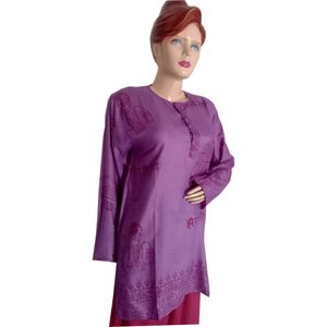 Alta calidad alta calidad Om Kurta 100% tela de algodón precios al por mayor ropa Lisa personalizada Anti Technics artículo estilo para exportación - Product Image 1