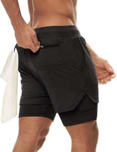 Shorts de sport pour hommes, légers, pour l'entraînement, le yoga et la salle de sport - Product Image 6