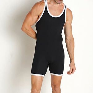 Combinaisons de lutte unisexes personnalisées du Pakistan, vente en gros, pas cher, 100% polyester, 260g, extensible, séchage rapide, respirant - Product Image 6