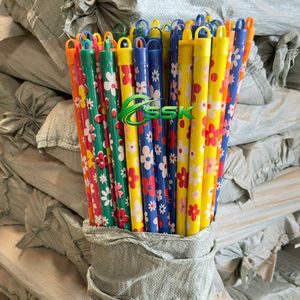 Hot Selling Portable Wooden Broom Handle with PVC Cover 2-in-1 Toilet <b>Cleaning</b> <b>Mop</b> Eco-Friendly Durable Broom for Furniture - Product Image 6