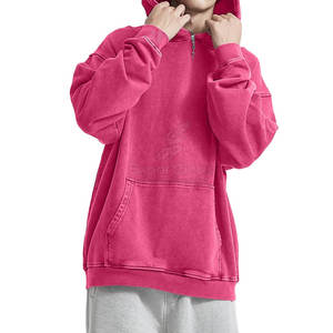 Sudaderas con capucha de lavado ácido básicas de moda de calidad premium Ropa de moda de talla grande Sudaderas con capucha de lavado ácido - Product Image 2