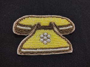 Broches en perles faites à la main - Accessoires de haute qualité, couleur et forme personnalisées, style traditionnel/moderne pour bébé - Product Image 2