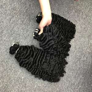 2024 Hot Hair Genius Remy peluca cutícula alineada con permanente 100% extensiones de cabello vietnamita máquina de ondas profundas extensiones de cabello humano - Product Image 4