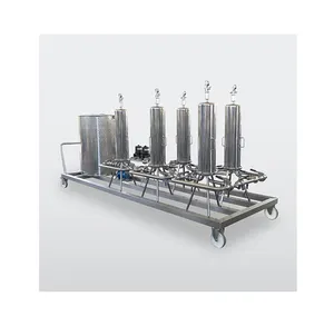 Technologie innovante Excellente performance Filtre à flux croisé automatique pour le vin, la bière Filtration liquide Fabriqué en Italie