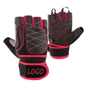 Customized Logo Weightlifting Gloves for Men Women with <b>Wrist</b> <b>Wraps</b> Workout Gloves <b>Gym</b> Glove <b>Wrist</b> Support OEM Service - Product Image 2